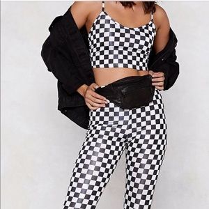 Checkered outfit